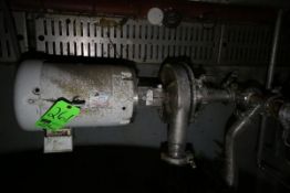 Fristam 10 hp Centrifugal Pump with S/S Clamp Type Head 3490 RPM