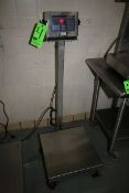 Pennsylvania Portable Digital Platform Scale, M/N 7600, S/N 16M-001527, Platform Dimensions: 18