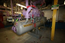 FES 250 hp Screw Ammonia Compressor, FES Head Model 23LB, S/N AV10367V with FES Touchpad Display Â