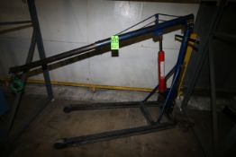 3/4 Ton Long Ram Portable Hoist, S/N H800S20031