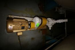 Viking 15 hp Pump, 1765 RPM, with Like New Baldor Motor, Mounted on Skid