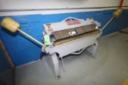 National Sheet Metal Brake/Bend Machine, M/N U4812, S/N 133-294