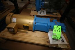 NEW 3 hp Baldor Super E Motor, with Viking Type Pump Head, S/N 12180473, 1760 RPM