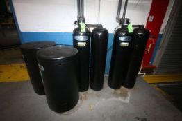 Kinetico Water Softening System, M/N CP 213S OD, S/N 2380728 & 2379012, (4) Tanks, Aprox. 55