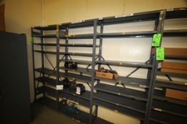 Metal Shelves, With Contents, Including Limited Plumbing