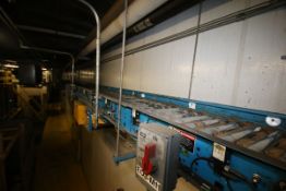 Section of Hytrol Case Conveyor, Including Straight Section, and Curved Section, with Drives, Aprox.