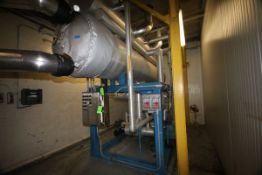 Chilled Water System, with Aprox. 15' L x 5' D, Shell and Tube Heat Exchanger, M/N Z80-3216DE, S/N