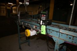 Aprox. 95 ft. Long Case Conveyor with March Unicorn Coder, Aprox. 18