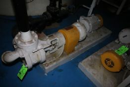 Viking 10 hp Pump, M/N 04125, S/N 10800051, Mounted on Skid