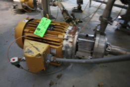 25 hp Centrifugal Pump, S/S Clamp Type Head 3525 RPM