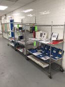 S/S Portable Wire Shelving