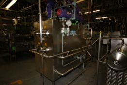 Gerstenberg 4-Barrel Scraped Surface Heat Exchanger, Type Perfector (3+1) x 92R, S/N 1179.002,