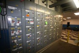 43-Bucket Motor Control Center, Aprox. 160