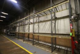 1-Section of 2-High, 2-Pallet Side by Side Style Pallet Racking, and 1-Section of 3-High, 2-Pallet