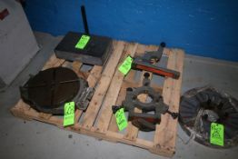 Rotary Table, (2) Lathe Steady Rest, Granite Surface Plate, Lathe Faceplate