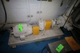 Viking 15 hp Pump, M/N 04214A, S/N 10762502, Mounted on Skid, with Square D Safety Switch