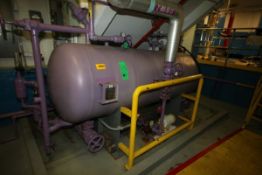 Frick Horizontal Receiver, S/N 87233, with M&R Pumper Drum, S/N 4704, with Pump, with Related