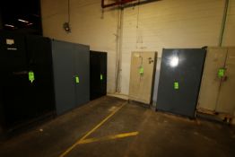 (6) 2-Door Storage Cabinets