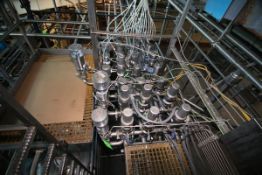 WCB Air Valve Manifold, (4) with Control Top, with S/S Control Panel