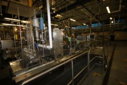 BULK BID: 3-LANE TUB FILLING AND PACKAGING LINE, INCLUDING 4-LANE FILLER, QUALITY CONTROL STATION,