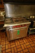 Vulcan Electric Stove and Oven, M/N E36F, S/N 481004503EP, 280 volts