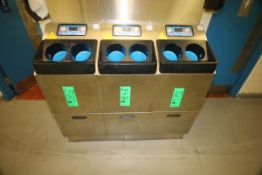 Meritech CleanTech 2000s/4000s Hand Washing Stations, (2) Foot Controlled 1/2 Sinks