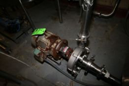 Fristam 5 hp Centrifugal Pump, M/N FPX3541-190, S/N 3541983012, S/S Clamp Type Head, 1745 RPM