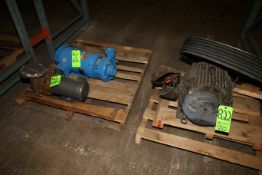 Lot of Assorted Drives and Pumps, Ranging from 1.5-15 hp