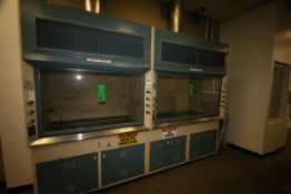 Duralab Hood Systems, with Gas Hook-Ups, and Underneath Storage, Aprox. 129