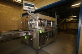 Sabel S/S Automatic Case Packer, Model SE, S/N 807 with Onboard Bell 151 Case Sealer, Allen-