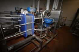 2013 Alfa Laval Hot Water Processing System, Includes Alfa Laval Plate Press, Air-Con II Numatic