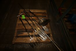 Lot of Assorted S/S Pitchforks, Paddles, Shovel, Whisk