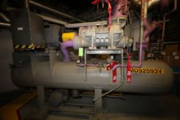 FES 600 hp Screw Ammonia Compressor, Screw Head Model/S/N 250MUD-LX2532328 with FES Touchpad