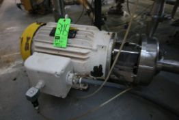 25 hp Centrifugal Pump, S/S Clamp Type Head 3520 RPM