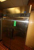 M3 Turbo Air 2-Door S/S Refrigerator, on Casters