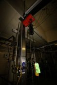 1 Ton Electric Hoist System, with Aprox. 16' Cross Beam (Operated with Lot 384), with Square D