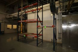 1-Section of 3-High, 2-Pallet Side by Side Style Pallet Racking (Capable of Storing 10 Pallets)Â (*
