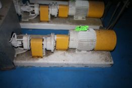 Viking 3 hp Pump, M/N K4124A, S/N 10767122, 1160 RPM, Mounted on Skid