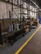 Lot of Assorted Conveyor Parts, Including Sprockets, Conveyor Hardware, NEW S/S Conveyor Rollers,