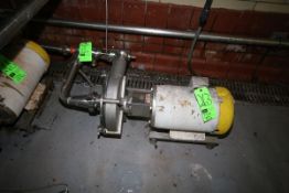 Fristam 7.5 hp Centrifugal Pump with S/S Clamp Type Head with (1) Air Valve