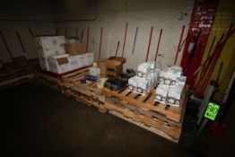 NEW JANITORIAL INVENTORY Including Brooms, Dust Pans, 3M Particulate Respirator N95, Stoko and