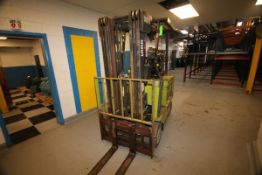 Clark 4,000 lb. Electric Fork Lift, M/N ECS25, S/N E357-0160-8972FB, 3-Stage, 36 Volt, Includes
