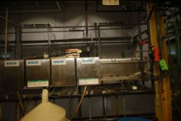 Ecolab Chemical/Solution Distribution Stations, Including (8) Tank Storage Container Areas, (3)