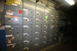 Cutler-Hammer Unitrol 35-Bucket Motor Control Center, Aprox. 120