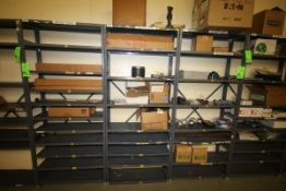 Metal Shelves, With Contents, Including NEW Float Assy Set, Heli Coil, Frost King Pipe Wrap,