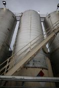 Aprox. 23,500 Gal. Carbon Steel Insulated Edible Oil Storage Silo, with Heating Coils, with Cat Walk