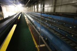 Section of Hytrol Case Conveyor, Including Incline Section, Decline Section, Straight Section,