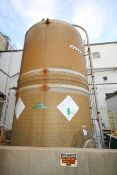Fiberglass Storage Tank, Aprox. 19' H x 10' W, Aprox. 11,000 Gal