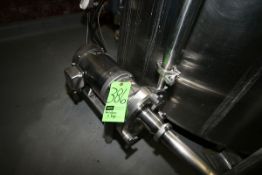 Fristam 1 hp Centrifugal Pump, M/N FPR731-170, S/N FPR7311000851, S/S Clamp Type Head, S/S Clad