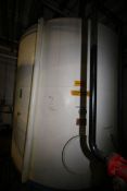 Carbon Steel Aprox. 7,000 Gal. Vertical Oil Storage Tank, with Thermometers